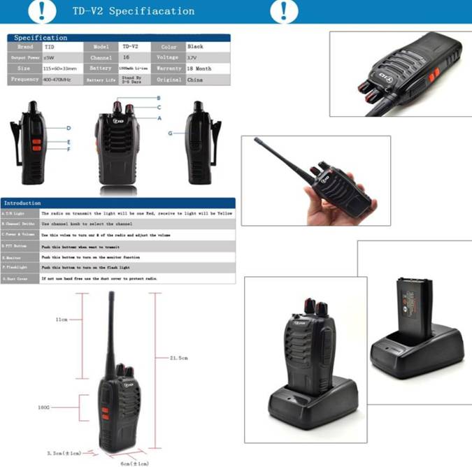 Bộ đàm TID V2 -NHÀ PHÂN PHỐI CHÍNH THỨC
